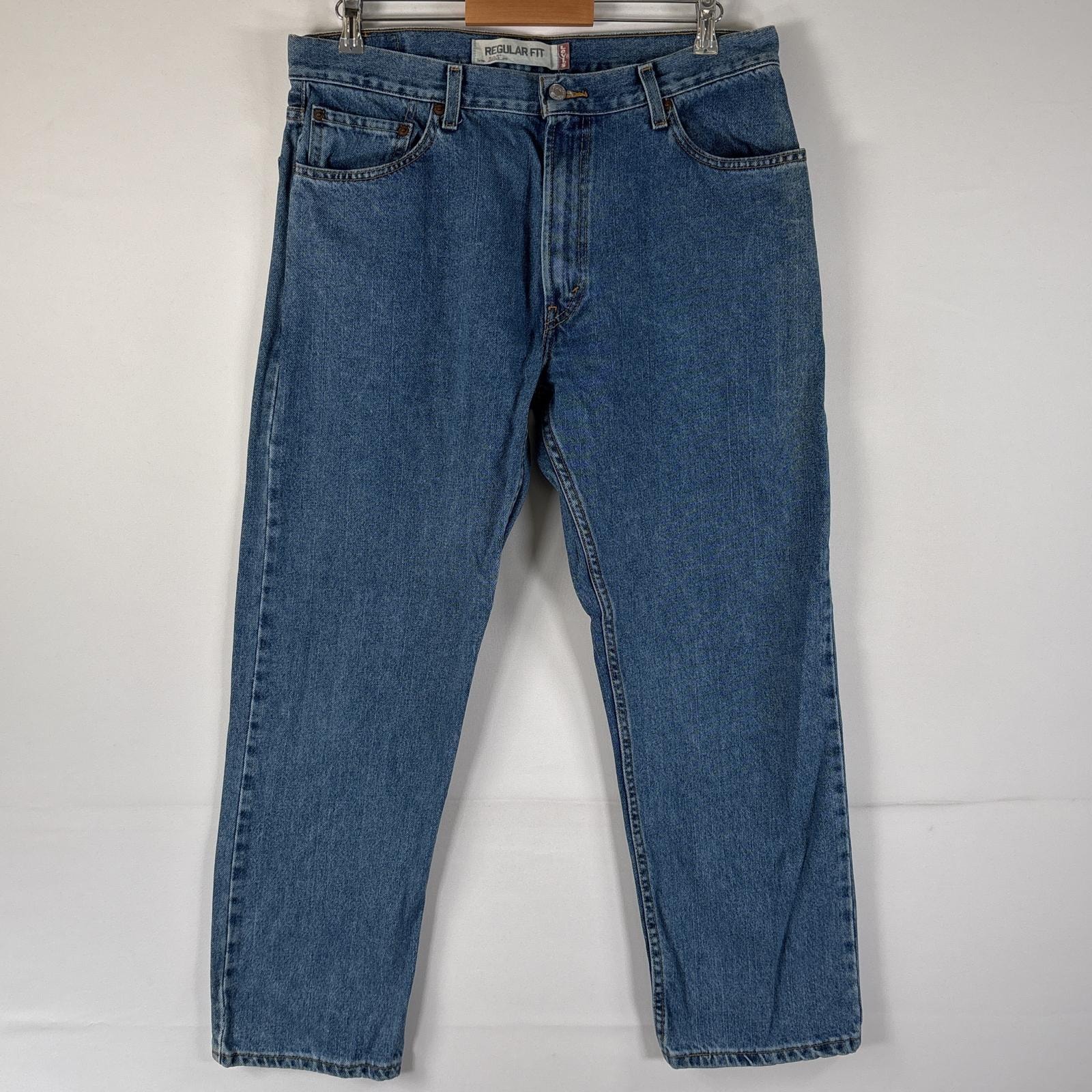 古着 リーバイス Levi's デニムパンツ 505 ブルーデニム ジーンズ ジーパン ストレート 大きいサイズ w36 L30 インディゴブルー メンズ