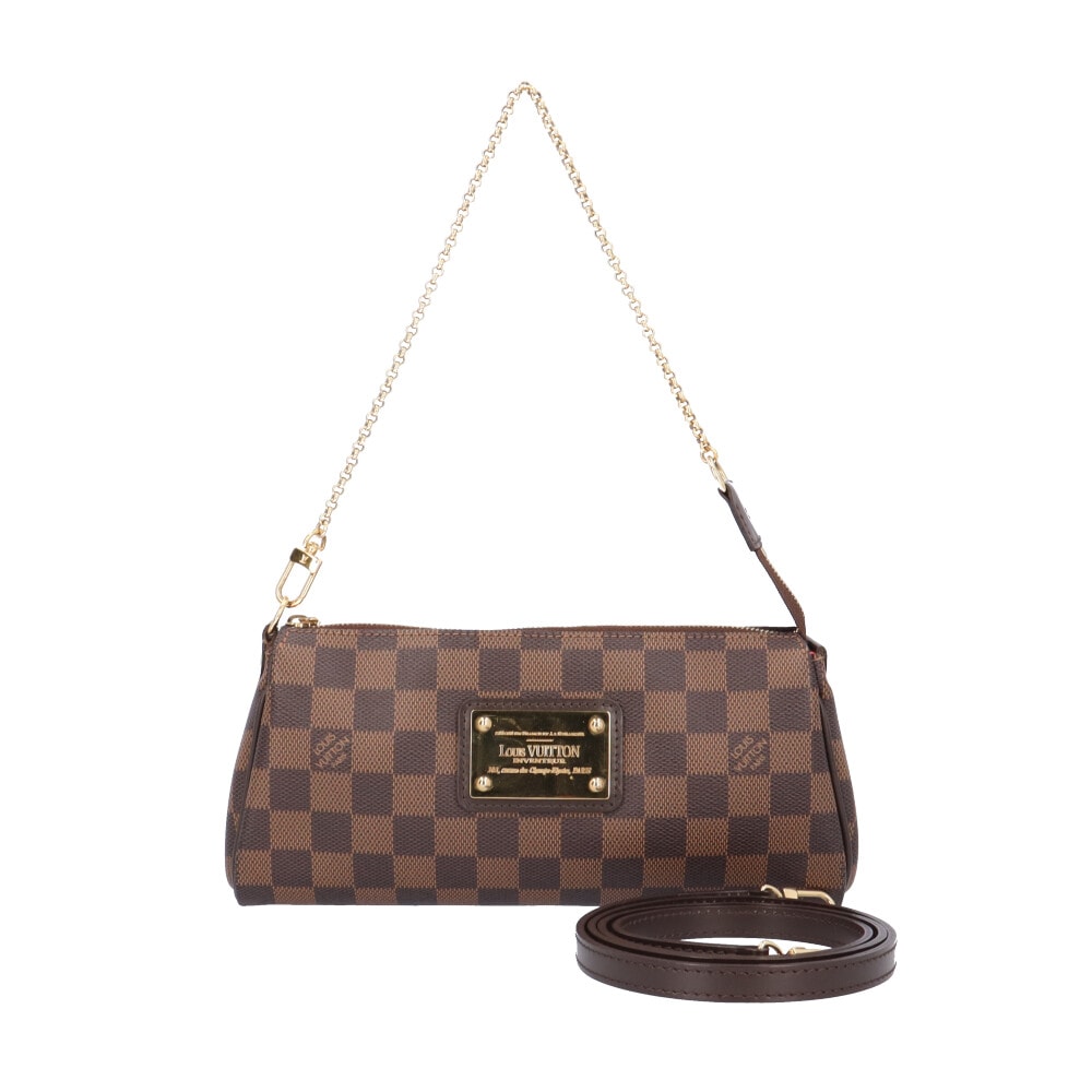 ルイヴィトン エヴァ ダミエ ショルダーバッグ ダミエキャンバス N55213 ブラウン レディース LOUIS VUITTON  中古