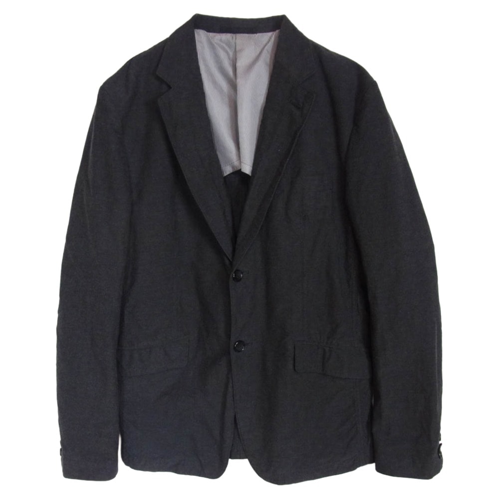 COMME des GARCONS HOMME コムデギャルソンオム 16SS HQ-J010 AD2015 製品染め 2B テーラードジャケット チャコール系 M【中古】