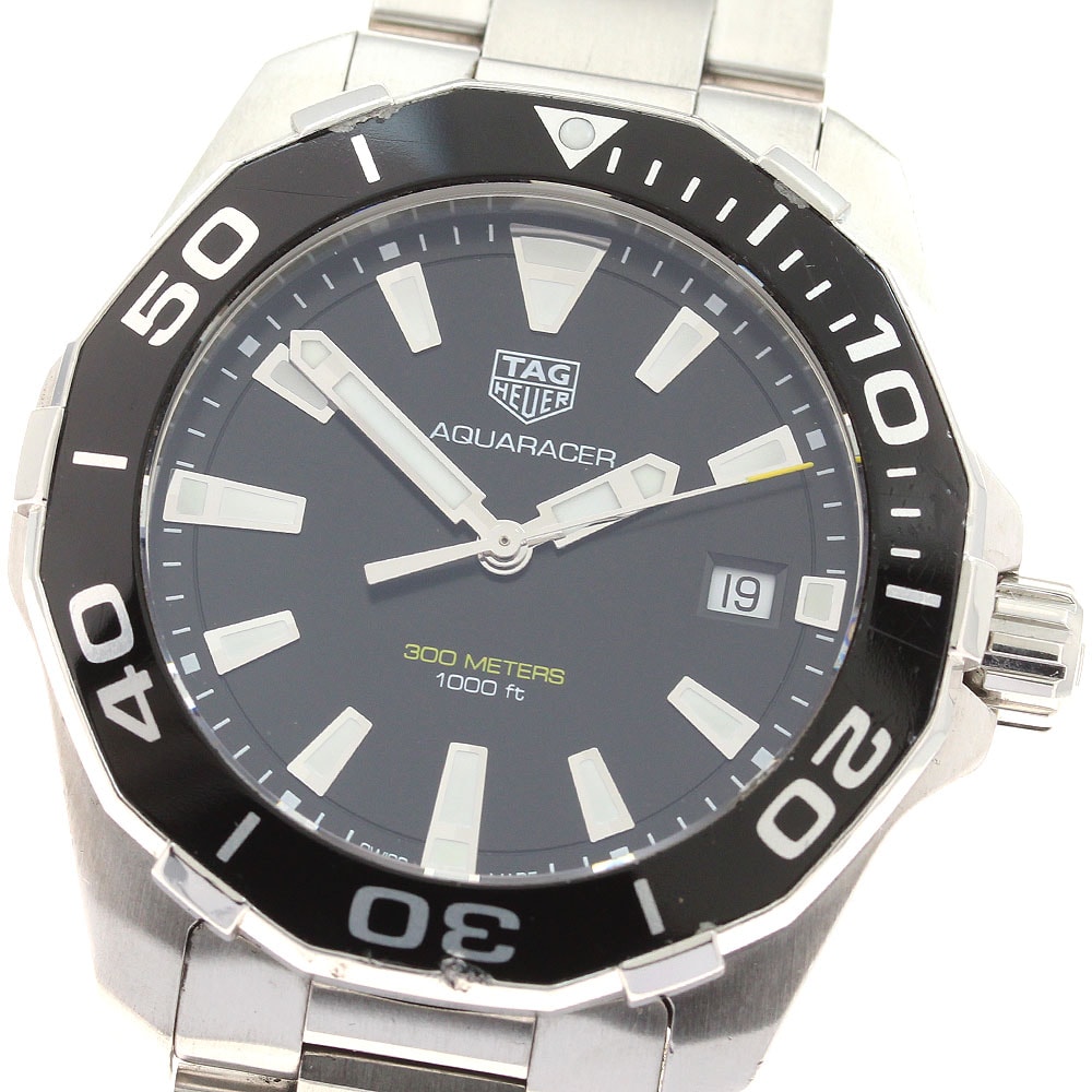 タグホイヤー アクアレーサー デイト WAY111A メンズ 【中古】