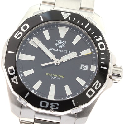 タグホイヤー アクアレーサー デイト WAY111A メンズ 【中古】