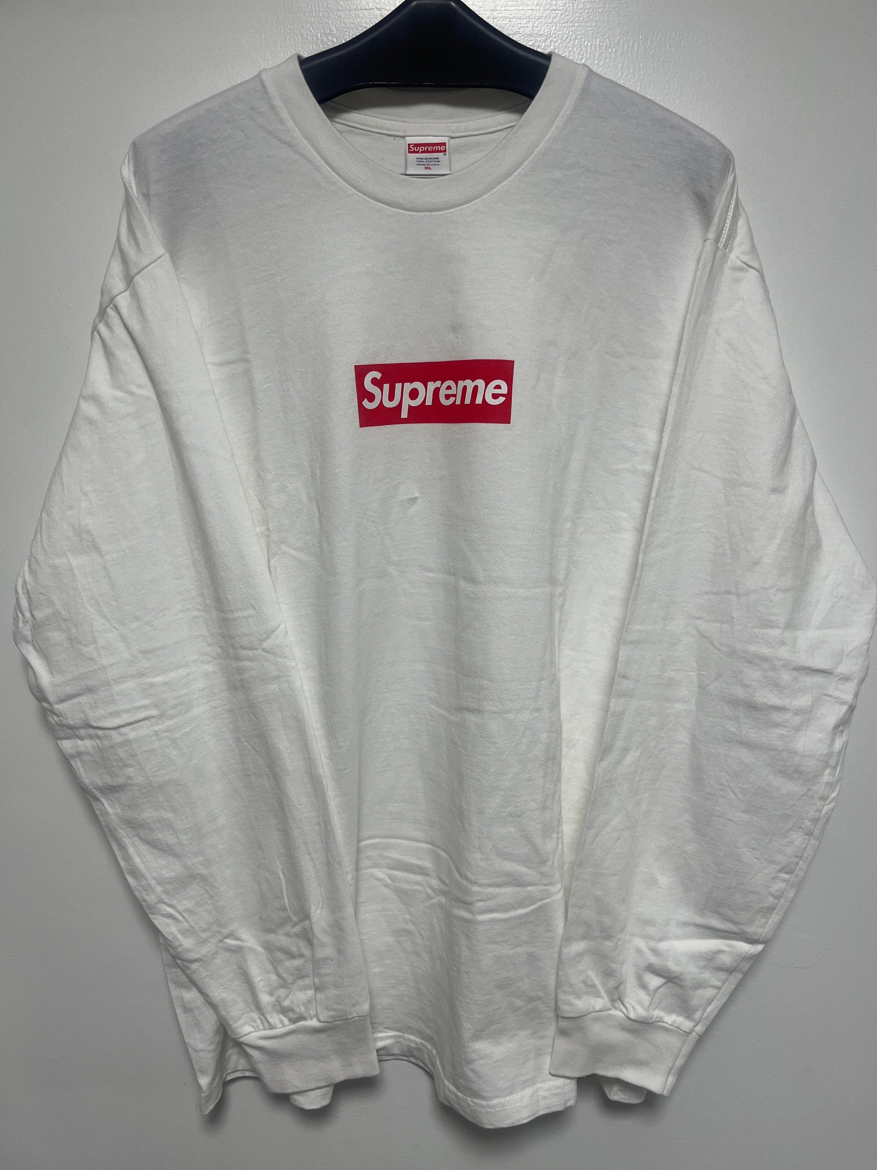 Supreme Box Logo L/S Tee "White"