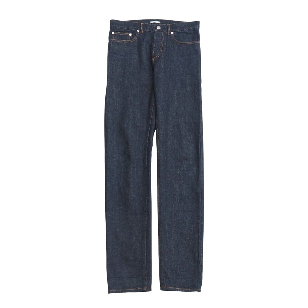 ■美品■Dior ディオール デニムパンツ サイズ28 セルビッジ ロゴ テーパード ブランド古着【中古】20251118/RA6641