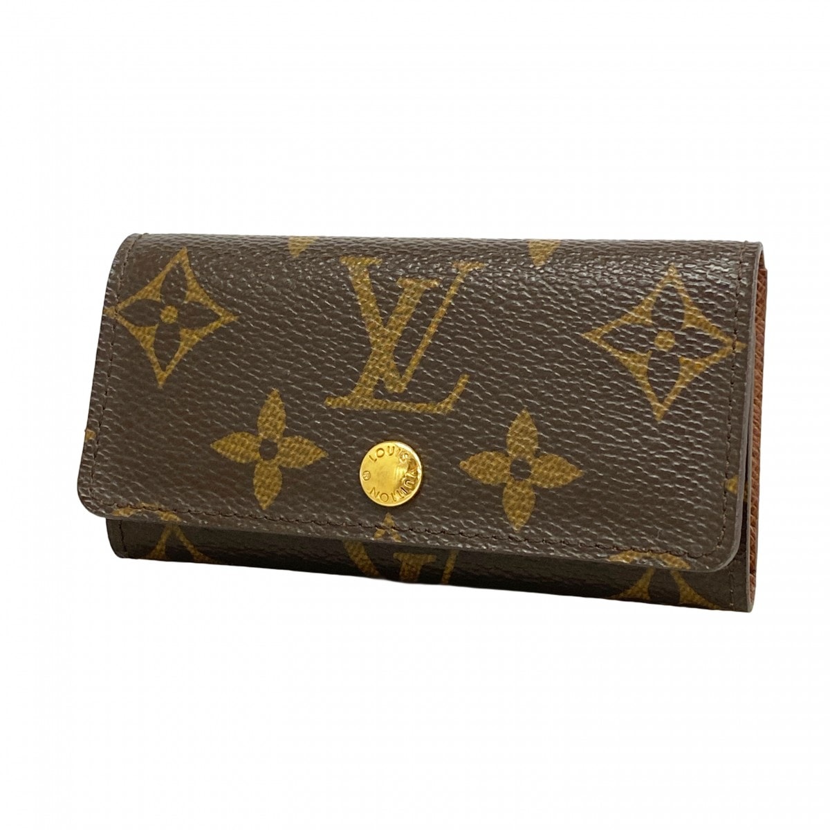 【6dc3004】ルイヴィトン キーケース モノグラム ミュルティクレ4 M69517 ブラウン【中古】レディース