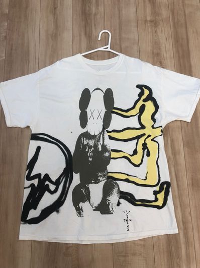 Travis Scott Cactus Jack x KAWS For Fragment Tee "White"