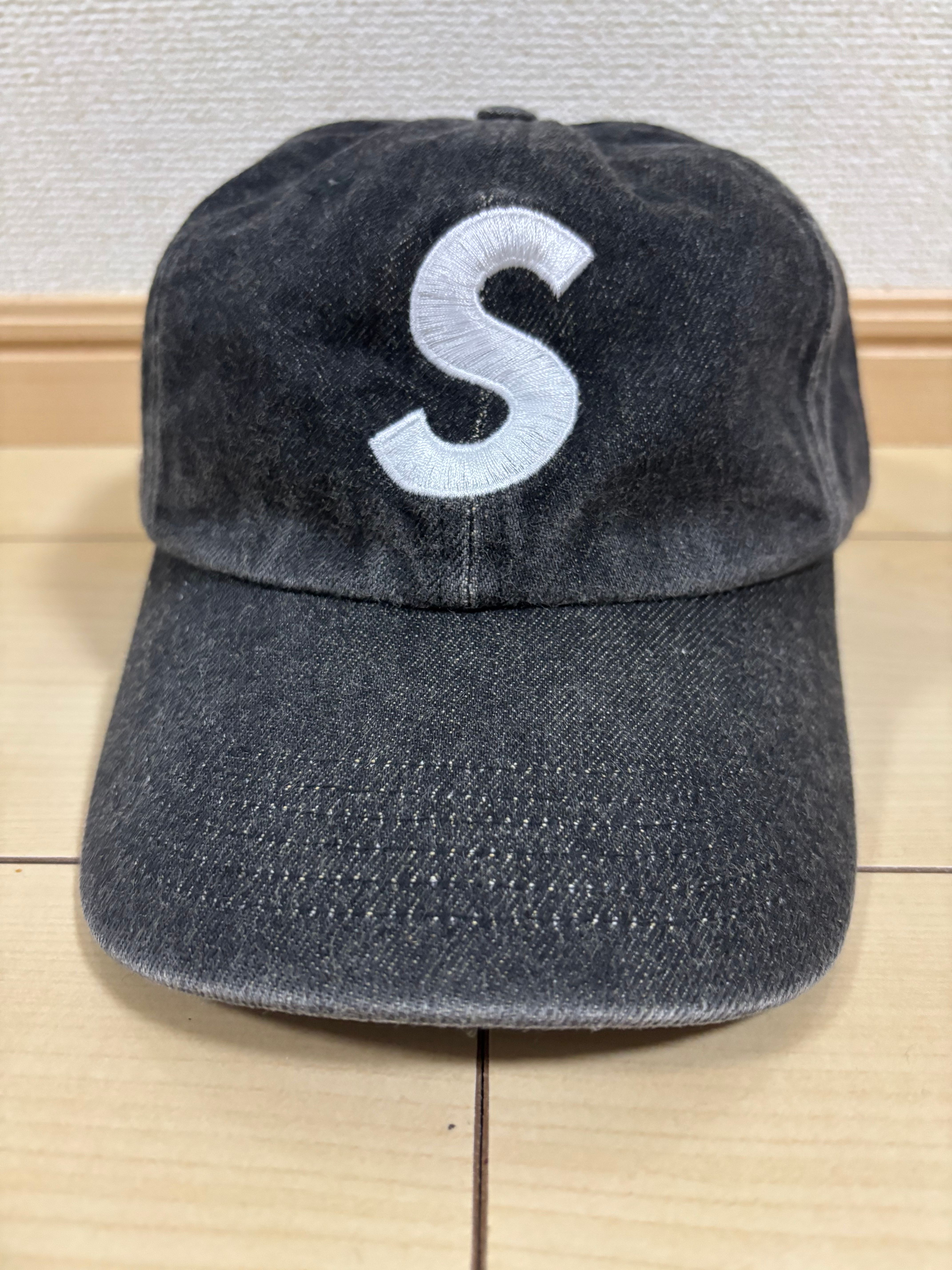 Supreme Kevlar Denim S Logo 6-Panel "Black"