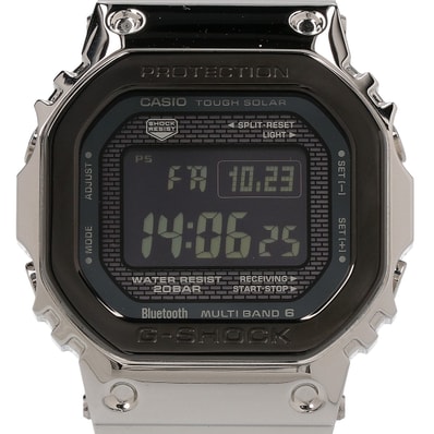 ジーショック 【美品】GMW-B5000BT-1JF FULL METAL 5000 SERIES マルチバンド6 タフソーラー電波