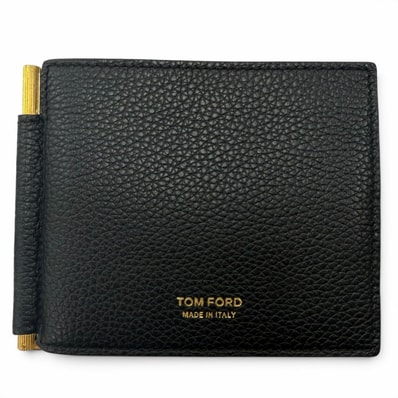 極美品 トムフォード 財布 SOFT GRAIN LEATHER T LINE