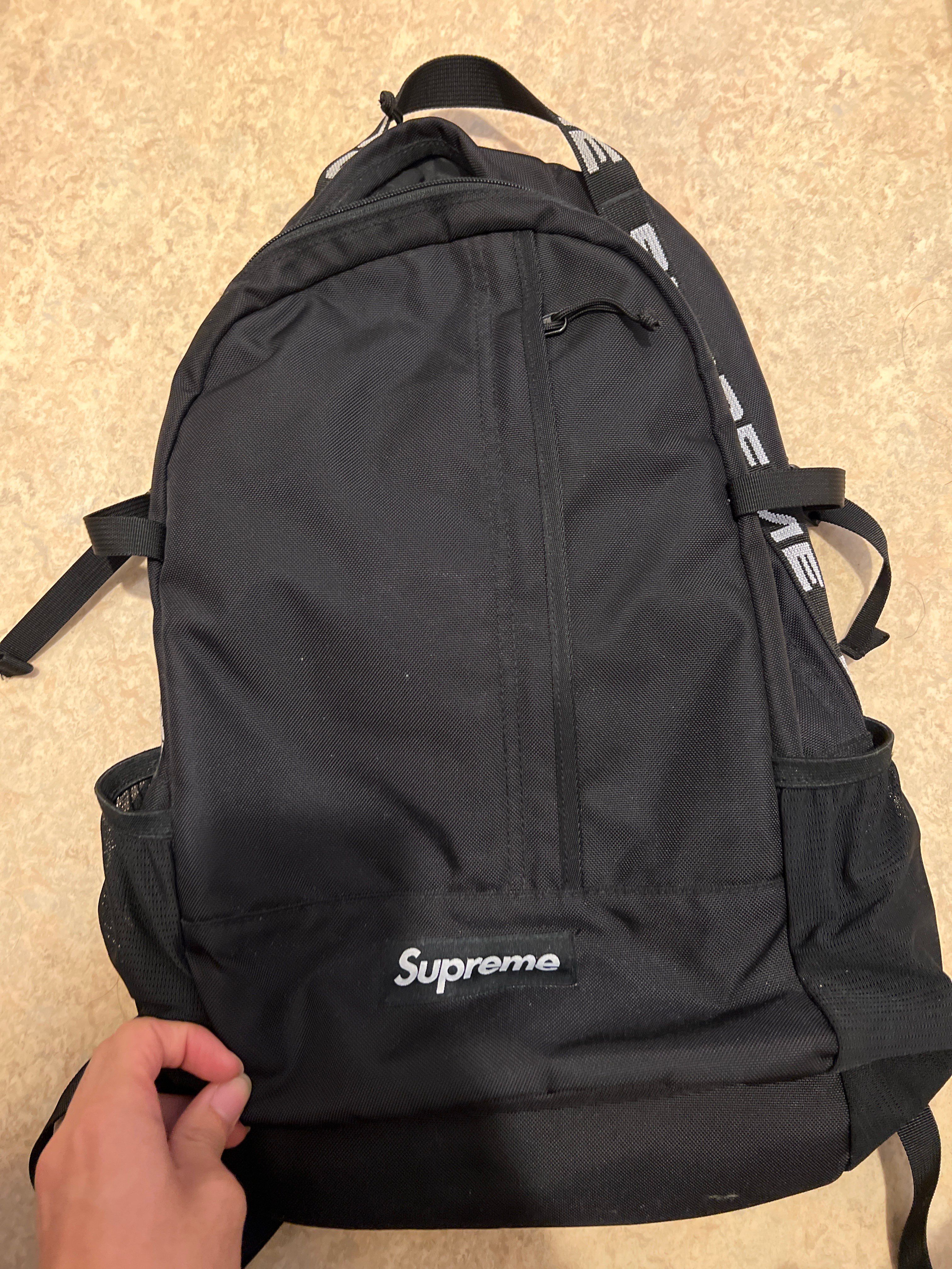 Supreme 18SS Backpack "Black"