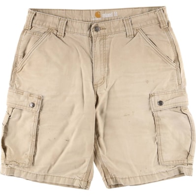 古着 カーハート Carhartt RELAXED FIT ダック カーゴショーツ ショートパンツ メンズw34相当/eaa557982