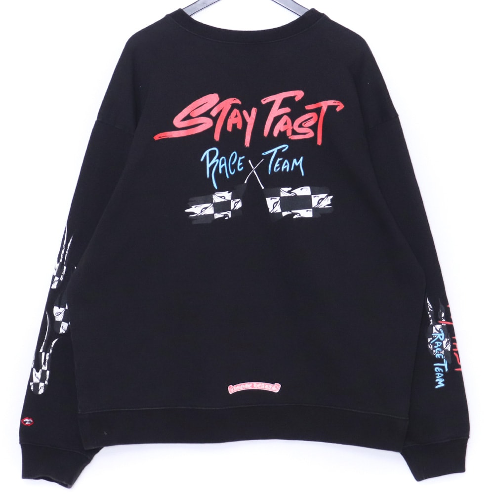Chrome Hearts PPO Stay Fast Race Team Sweat T-shrt Matty Boy "Black"
