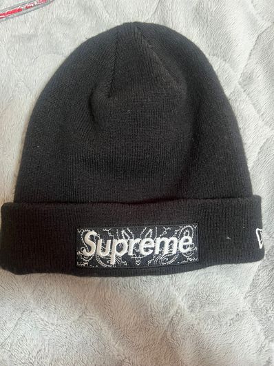 Supreme New Era® Box Logo Beanie "Black"