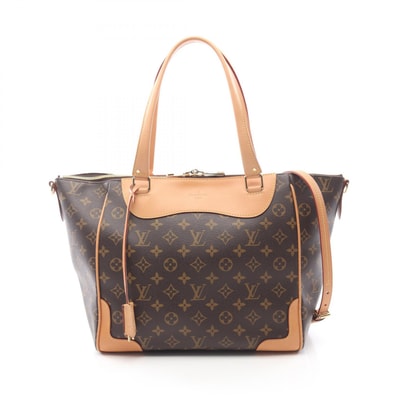 ルイ・ヴィトン LOUIS VUITTON エストレーラ トートバッグ バッグ PVCコーティングキャンバス レザー モノグラム レディース ブラウン系 M51191 【中古】