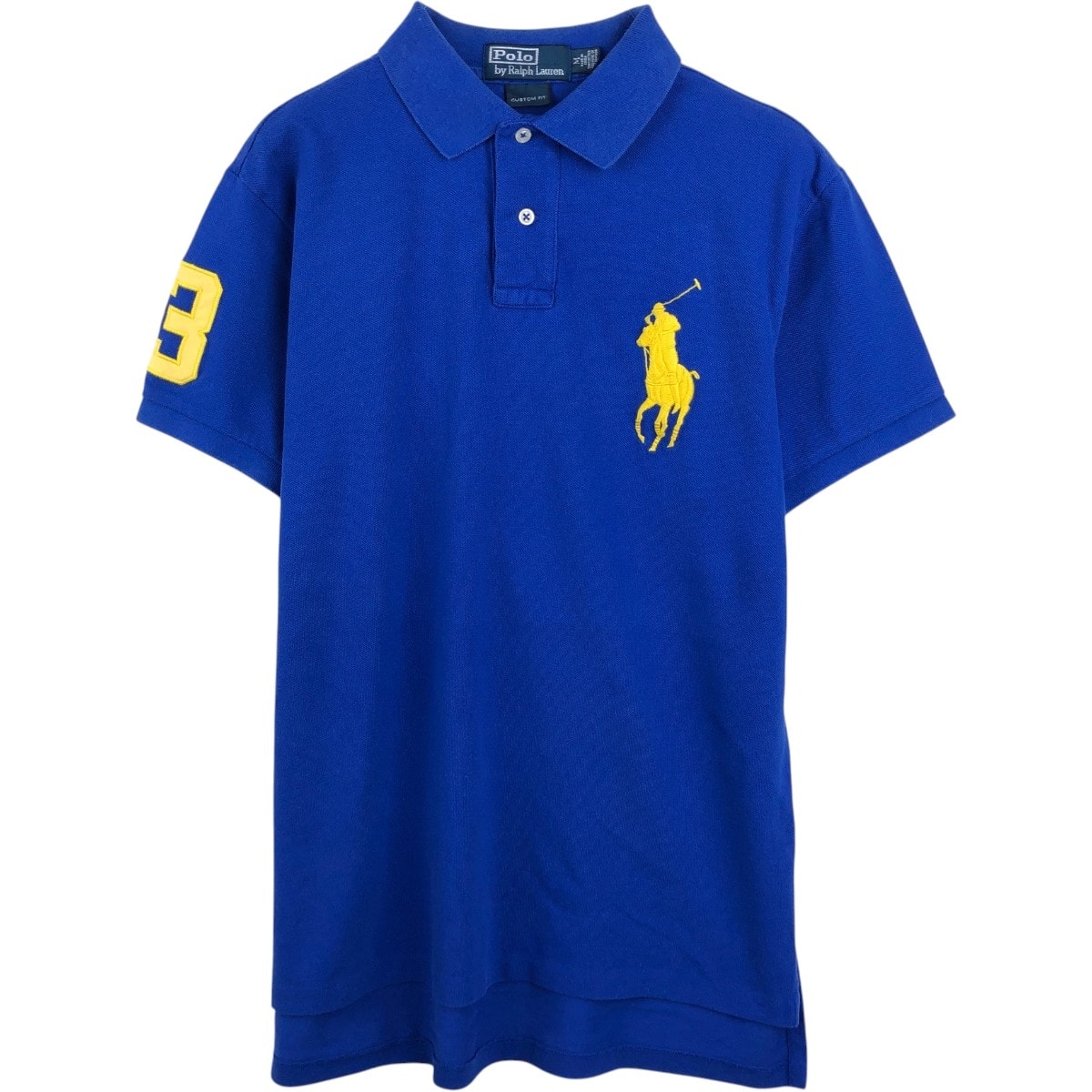 古着 ラルフローレン Ralph Lauren POLO by Ralph Lauren CUSTOM FIT ビッグポニー 半袖 ポロシャツ メンズM相当/eaa667534