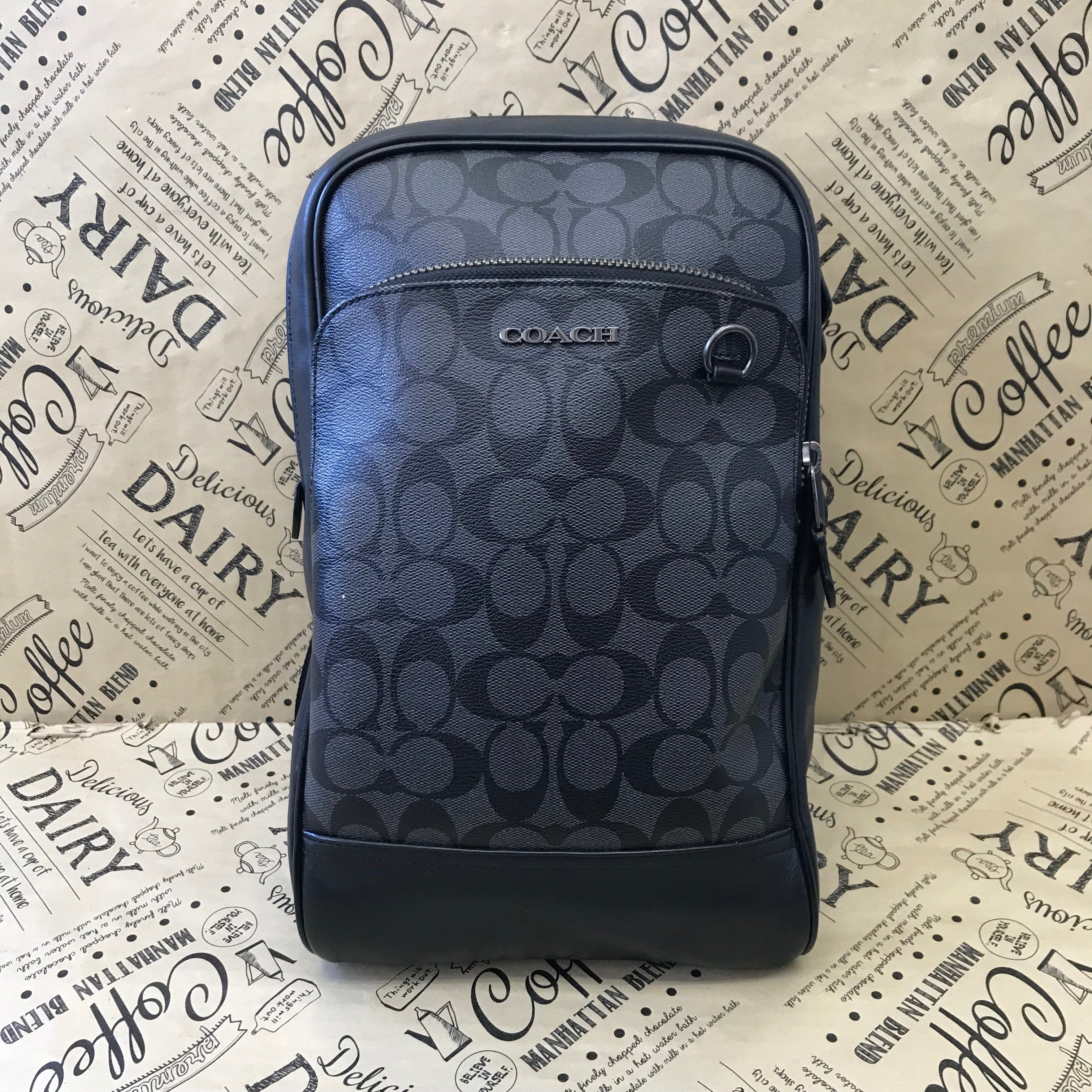 コーチ シグネチャー ボディバッグ ブラック S2219