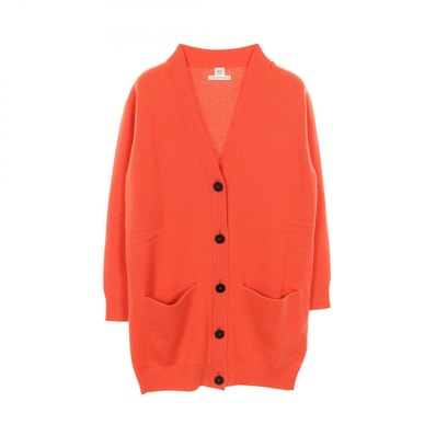 エルメス HERMES カーディガン 衣料品 トップス カシミヤ レディース オレンジ系 【中古】