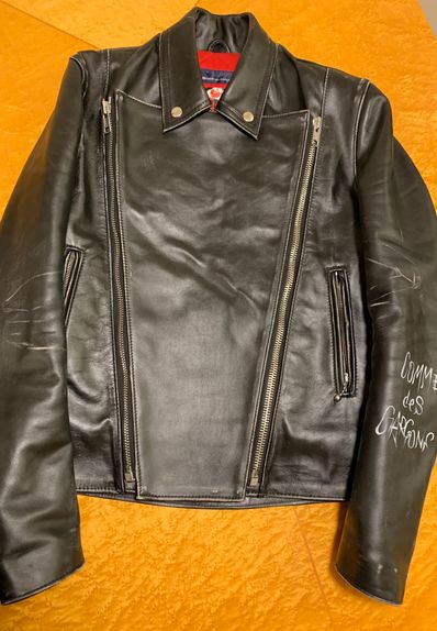 コムデギャルソン ルイスレザー トライデント36 ライトニング