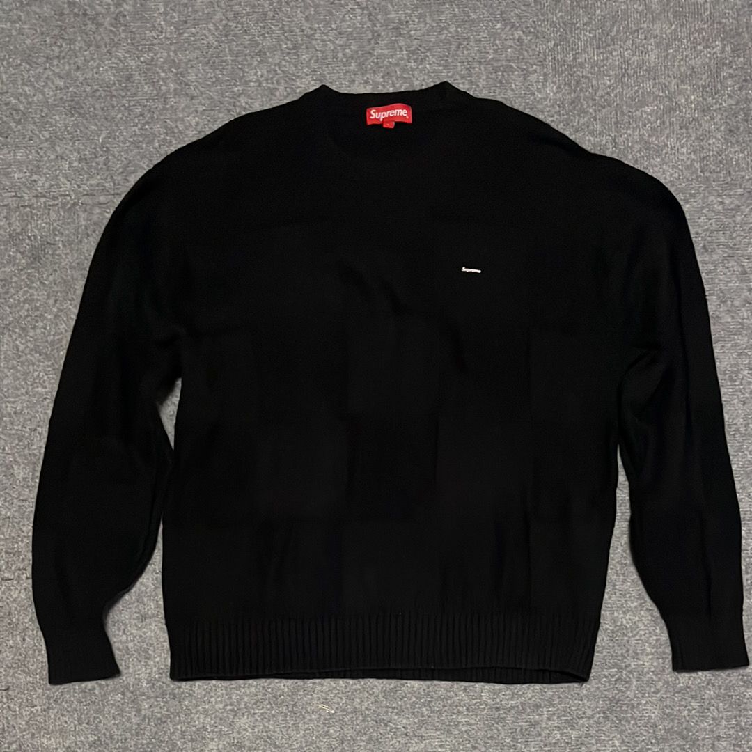 Supreme Tonal Checkerboard Small Box Sweater 