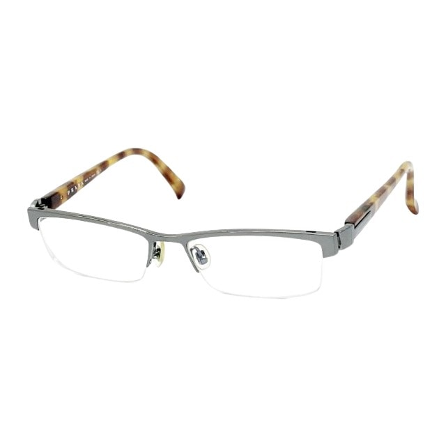 PRADA プラダ 眼鏡 アイウェア 本体のみ 度入り レディース グレー