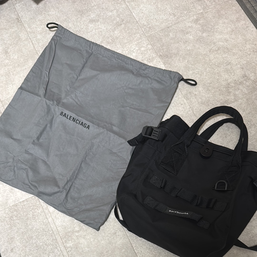 BALENCIAGA Army Medium Tote Bag In Recycled Nylon "Black"