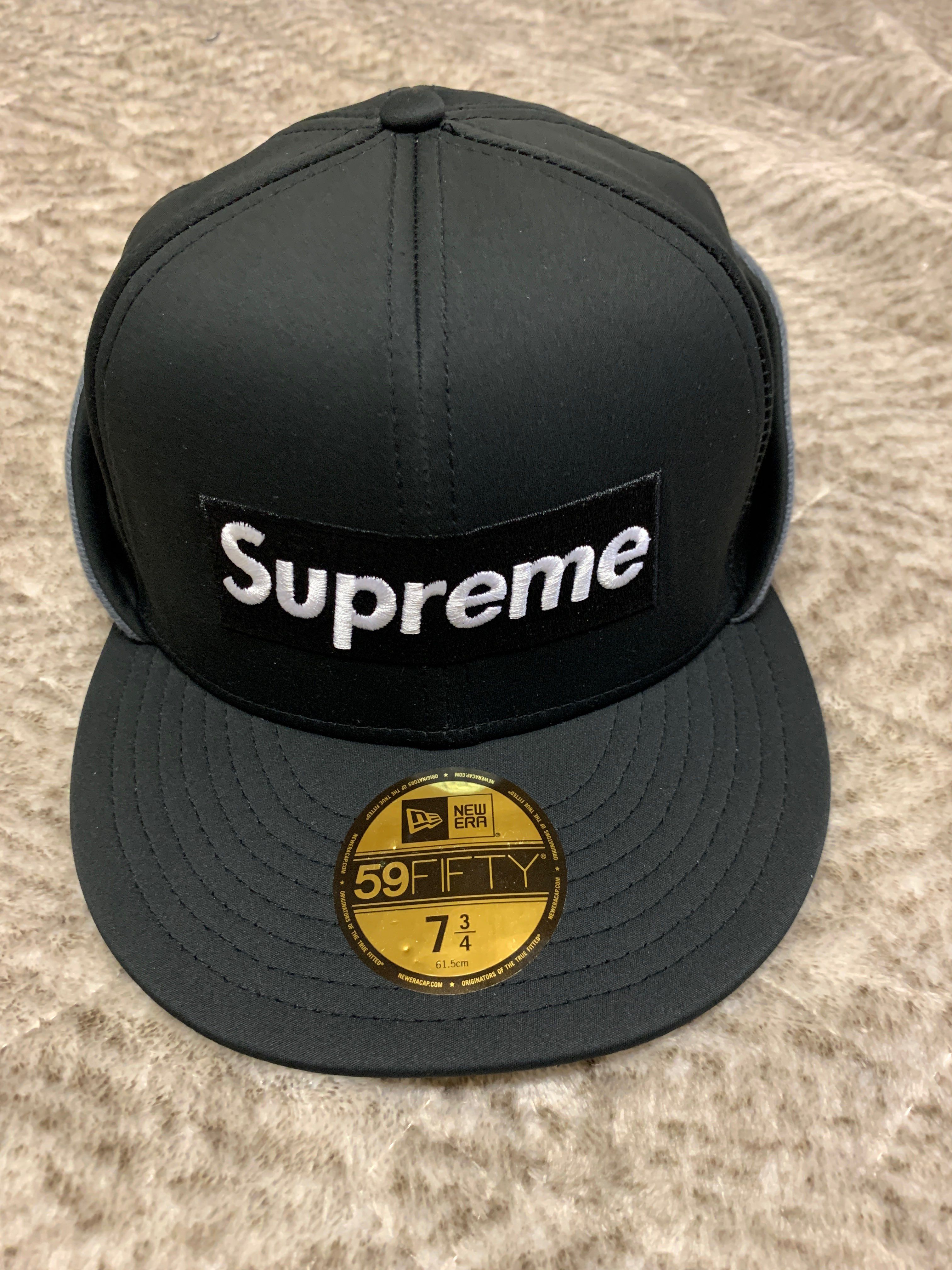 Supreme WINDSTOPPER Earflap Box Logo New Era "Black"