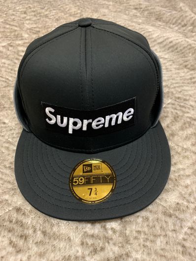 Supreme WINDSTOPPER Earflap Box Logo New Era "Black"