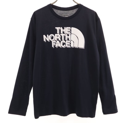 THE NORTH FACE ノースフェイス 長袖 Tシャツ M ネイビー NT82073 アウトドア ロンT