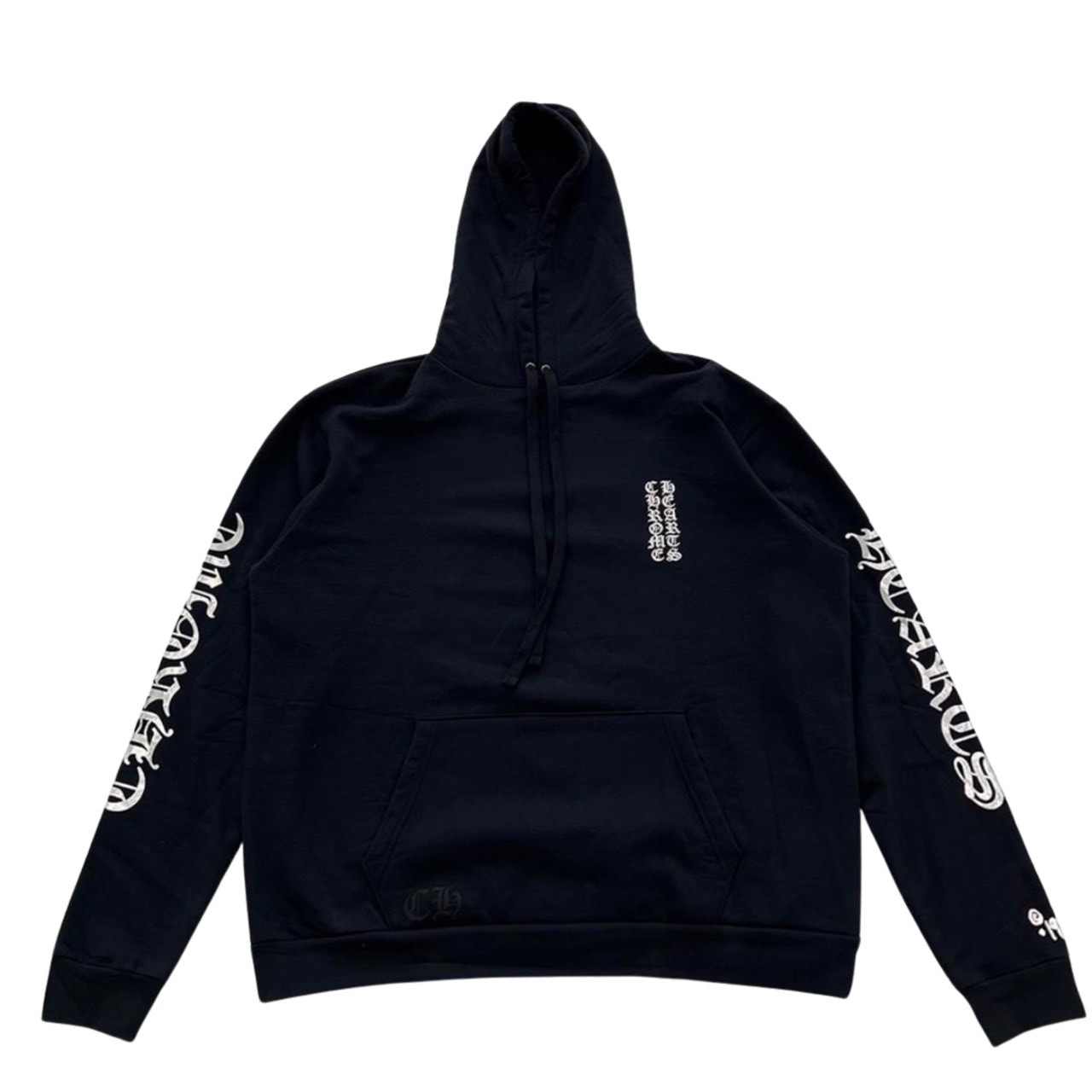 Chrome Hearts 1988 Vertical Logo Pullover Hoodie "Black"
