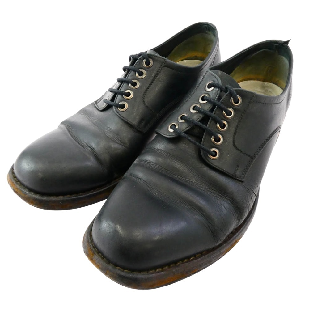 MAISON MARGIELA メゾンマルジェラ ドレスシューズ 22ライン レザー シューズ ブラック系 42【中古】