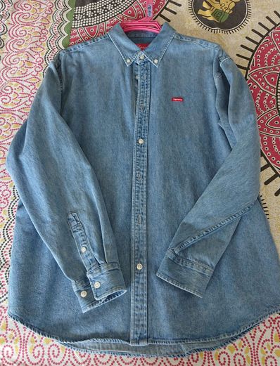 Supreme Small Box Shirt "Denim" (22SS)