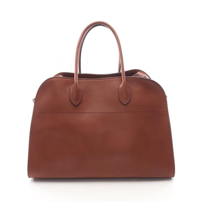 ザ ロウ THE ROW SOFT MARGAUX 15 マルゴー ハンドバッグ バッグ レザー レディース ブラウン系 【中古】