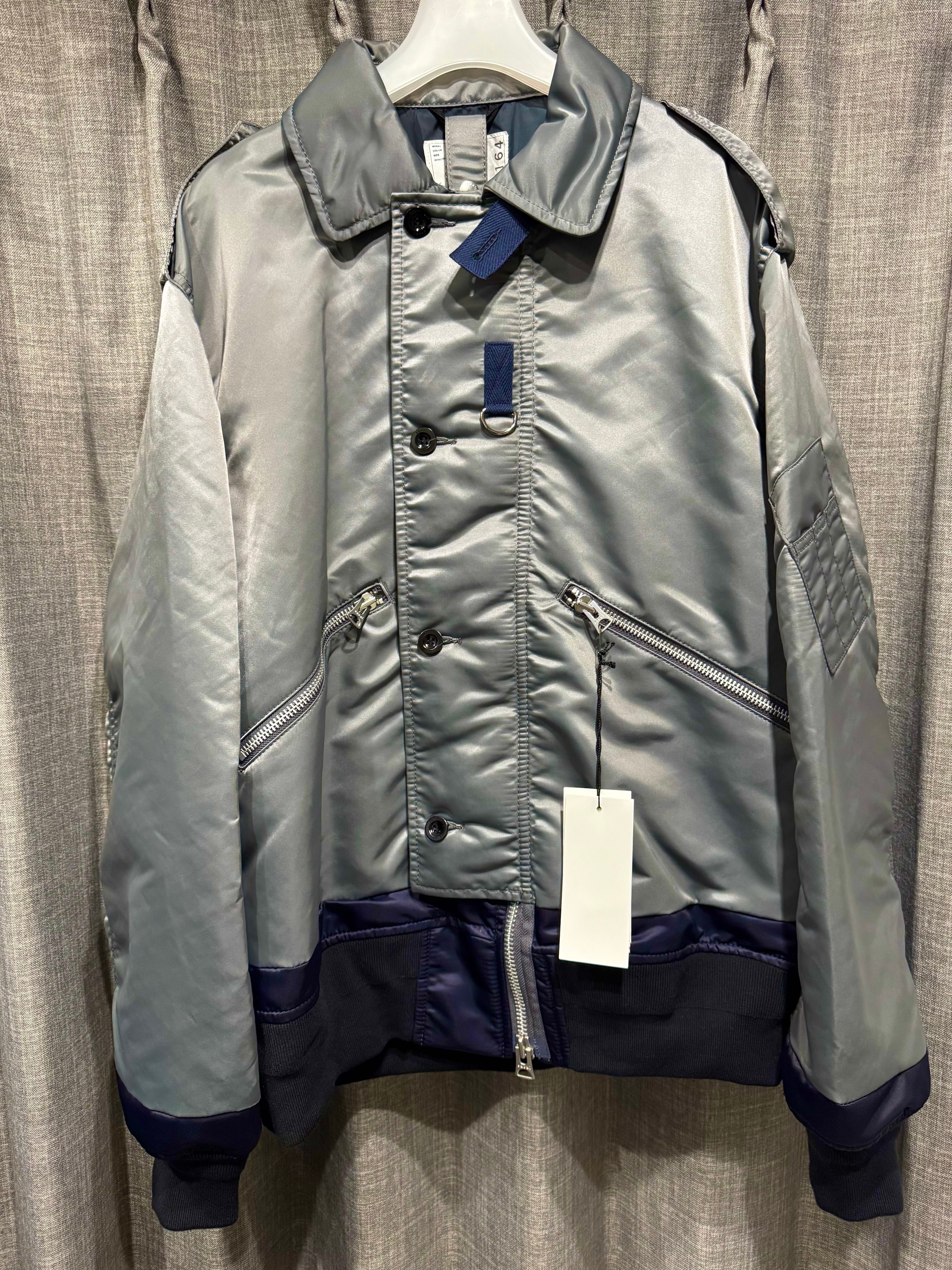 sacai サカイ ナイロン ツイル ブルゾン