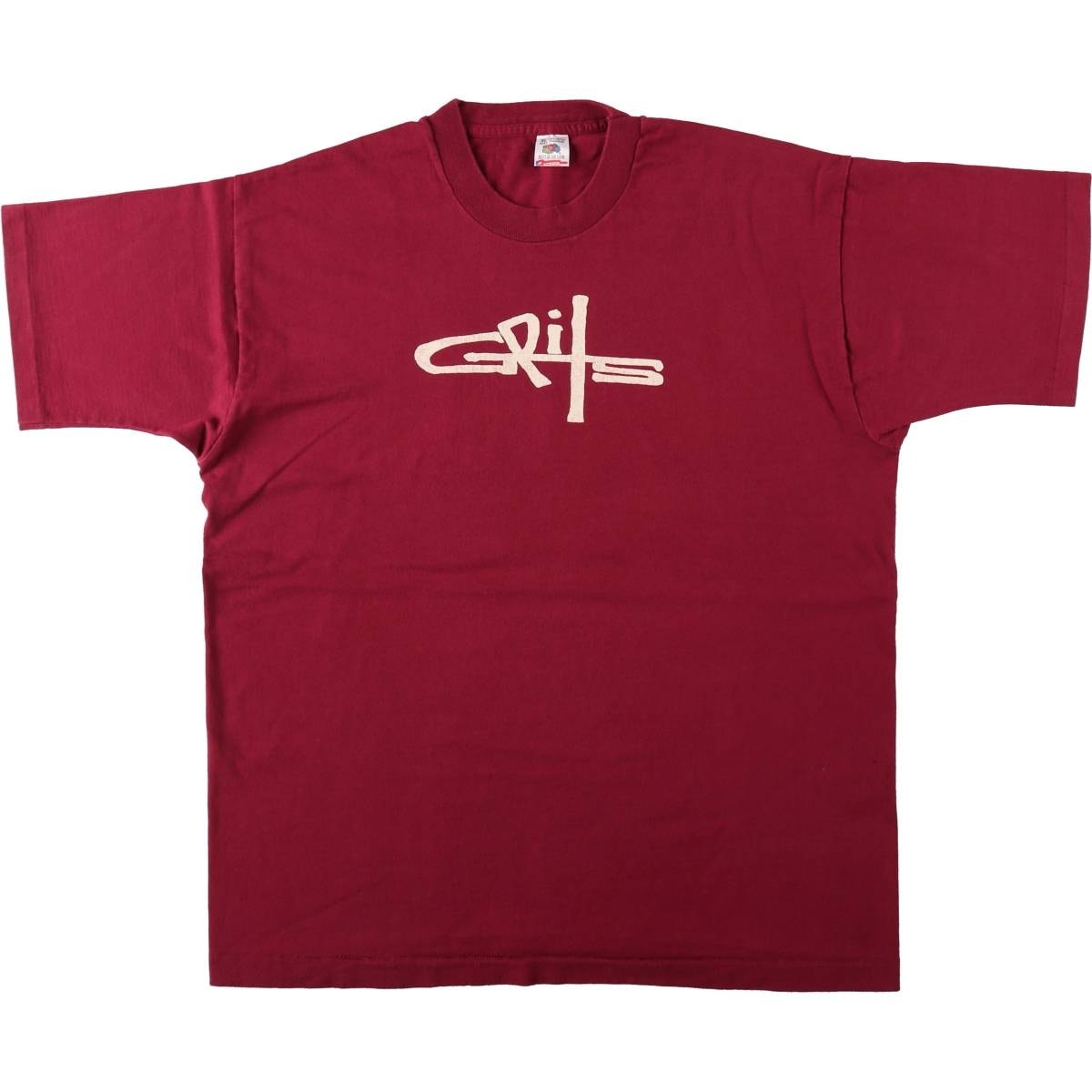古着 90年代 フルーツオブザルーム FRUIT OF THE LOOM GRITS グリッツ ラップTシャツ ラップT USA製 メンズXL相当 ヴィンテージ/eaa626685