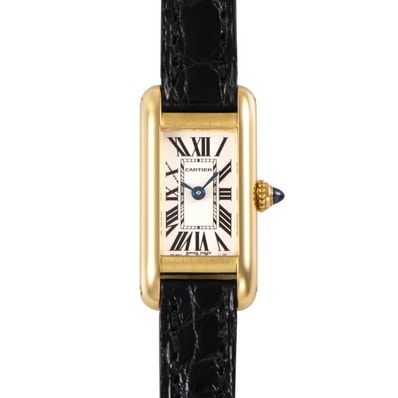 Cartier カルティエ タンクアロンジェ W1529956 K18YG【中古】