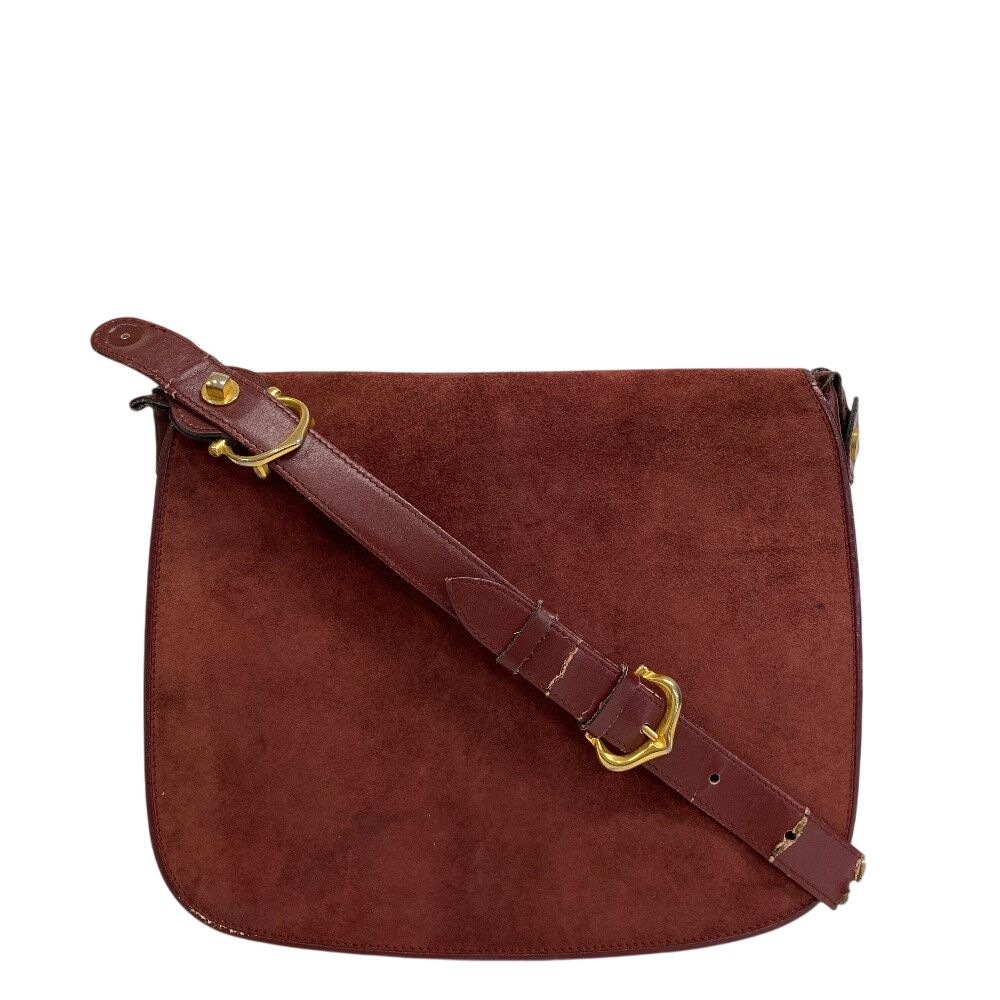カルティエ CARTIER ショルダーバッグ マストライン ボルドー ボルドー