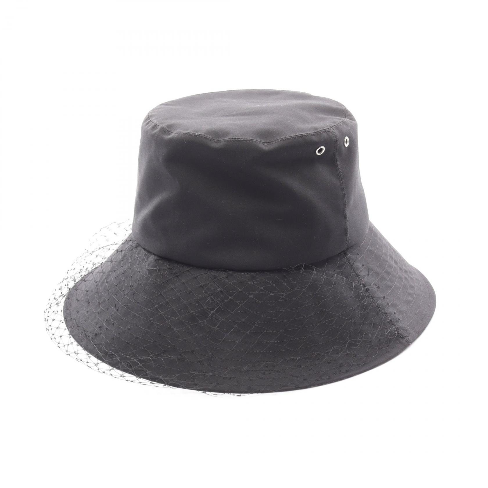 ディオール Dior TEDDY-D ボブハット ハット 帽子 ポリエステル / コットン レディース ブラック系 【中古】