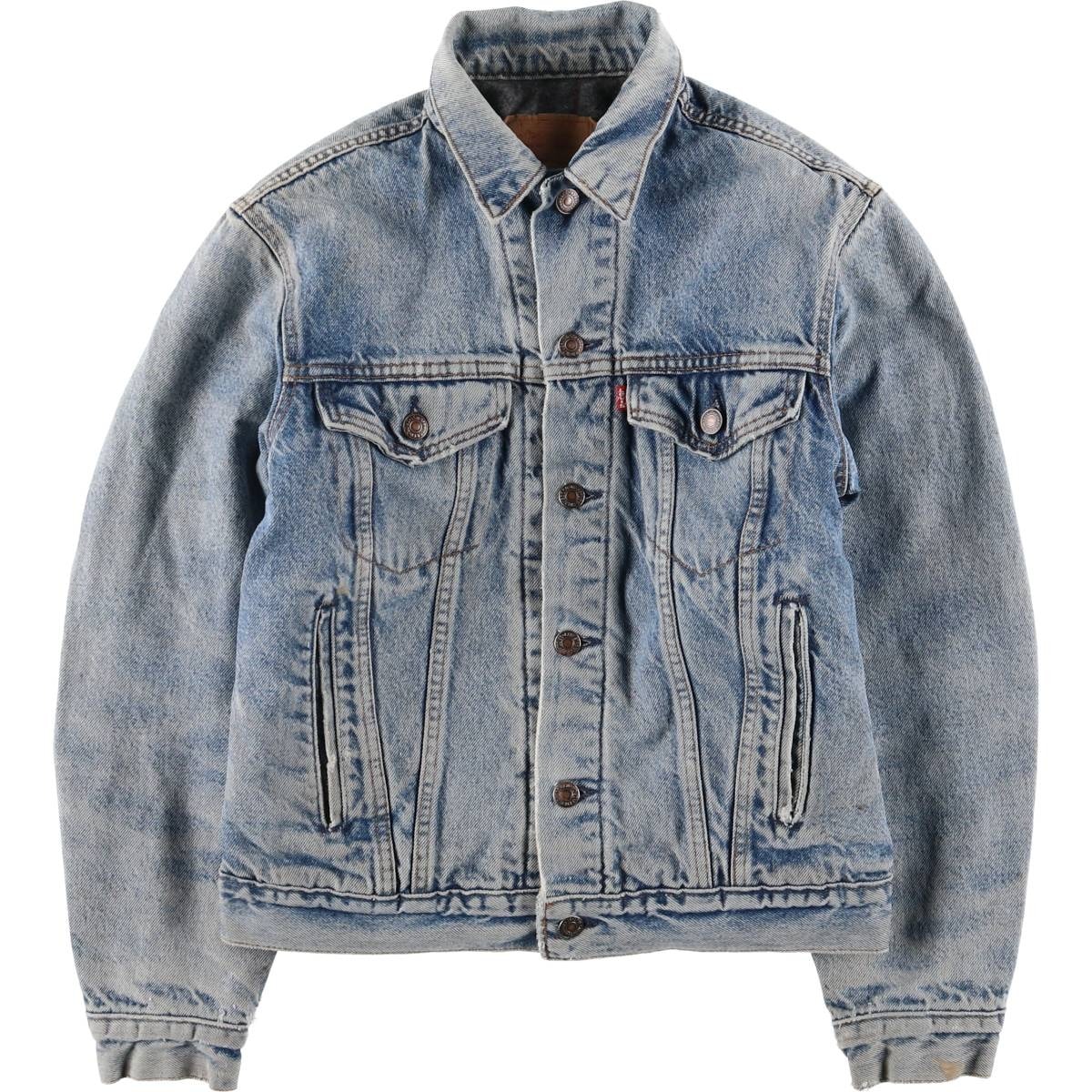 古着 リーバイス Levi's デニムジャケット Gジャン USA製 メンズS相当 ヴィンテージ/eaa593951