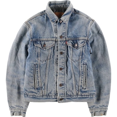 古着 リーバイス Levi's デニムジャケット Gジャン USA製 メンズS相当 ヴィンテージ/eaa593951