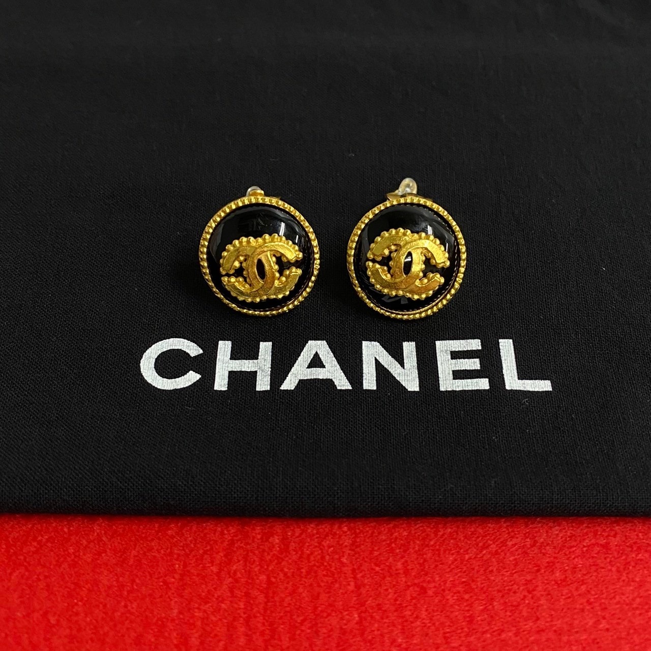 CHANEL シャネル ココマーク GP イヤリング ゴールド
 24694