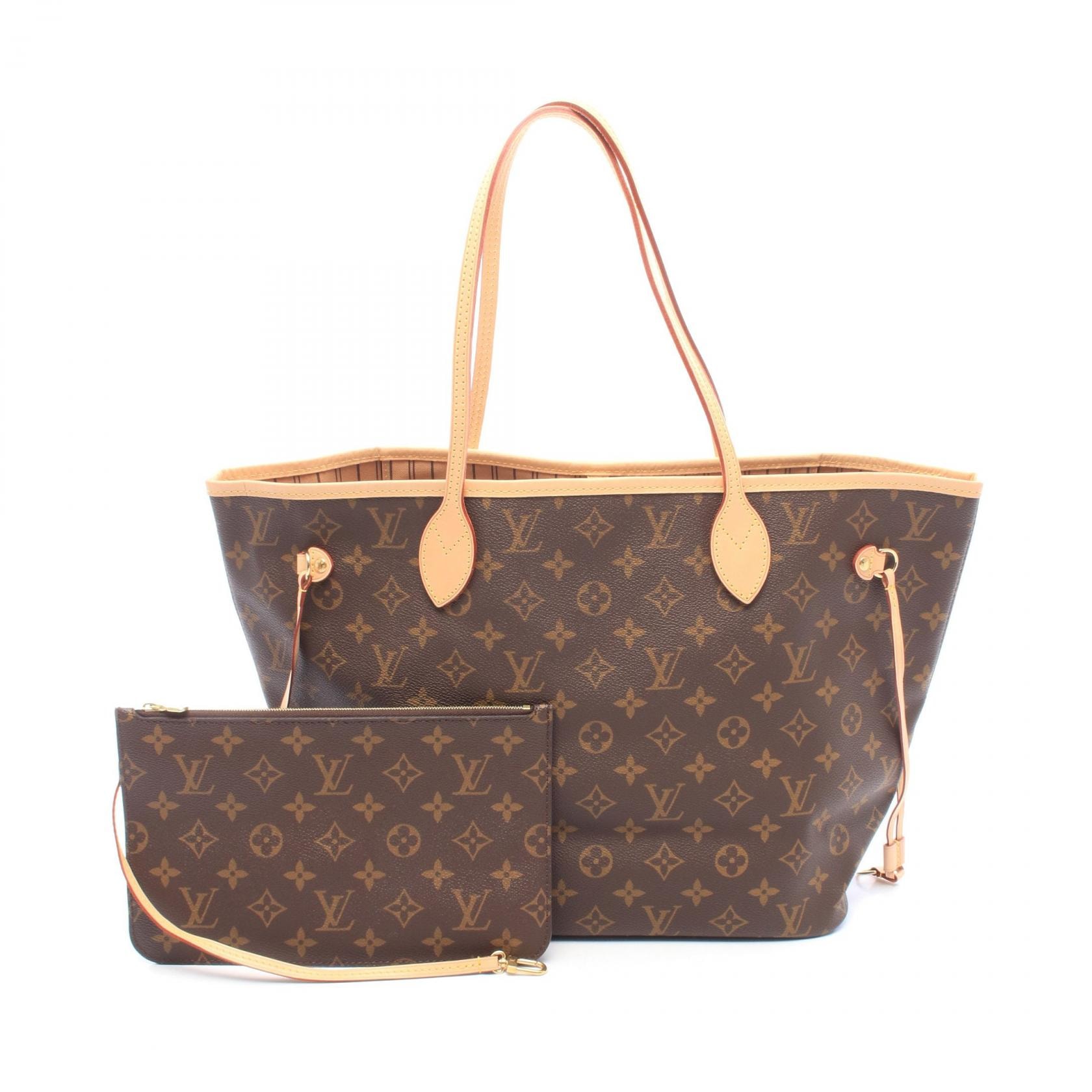 ルイ・ヴィトン LOUIS VUITTON ネヴァーフルMM モノグラム トートバッグ バッグ PVCコーティングキャンバス レザー モノグラム レディース ブラウン系 M40995 【中古】