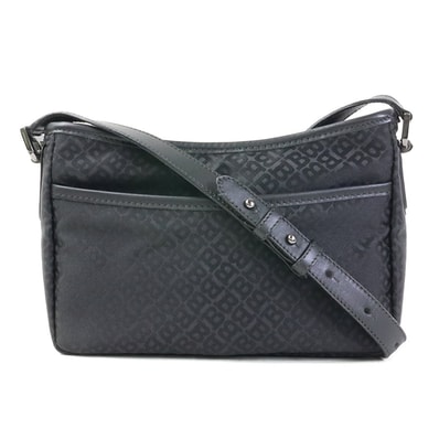 バリー BALLY ショルダーバッグ ナイロンキャンバス/レザー ブラック ユニセックス【中古】 r11155a