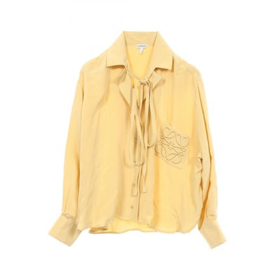 ロエベ LOEWE アナグラム 長袖 衣料品 トップス シルク レディース イエロー系 【中古】