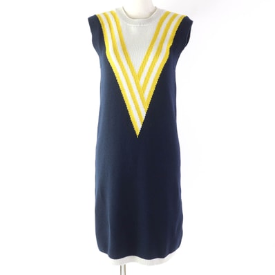極美品 バリー ワンピース Knit Dress マルチカラー レディース XS