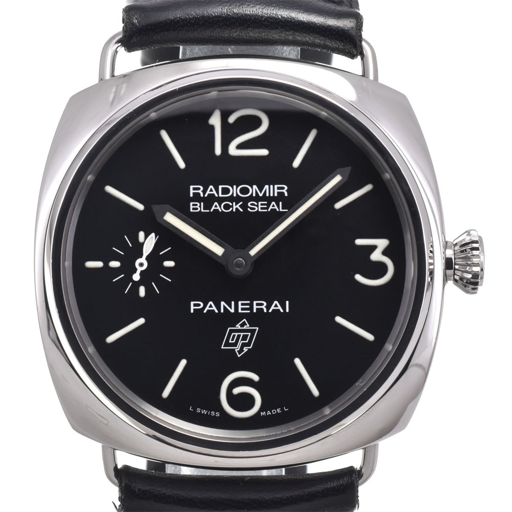 パネライ PANERAI PAM00380 ラジオミール ブラックシール スモールセコンド ブラック 手巻き メンズ 良品 内箱付き 腕時計 H#147665