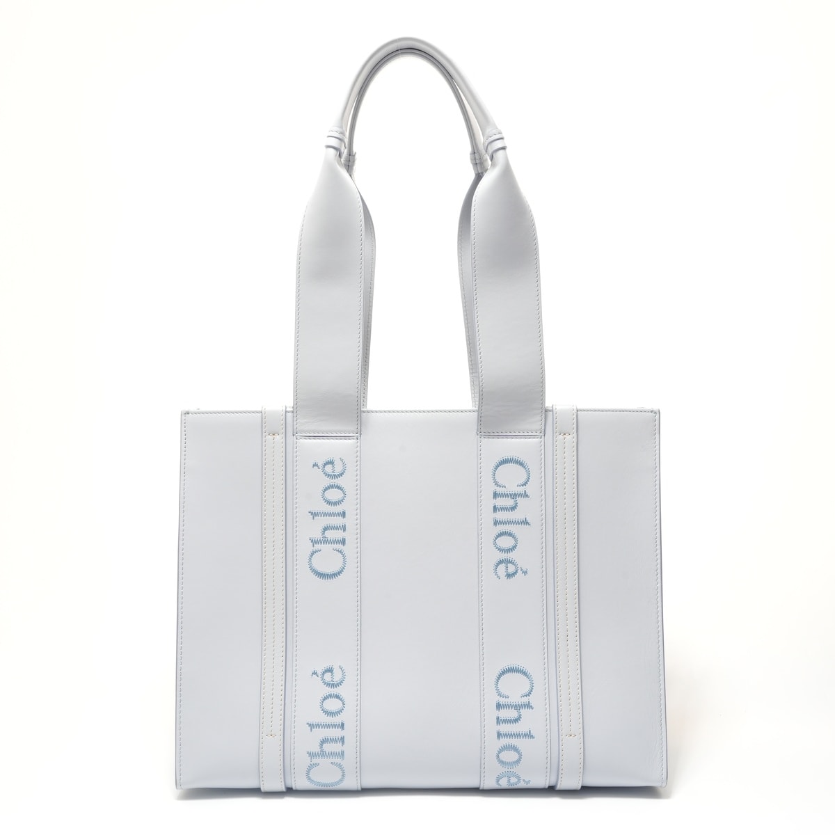 クロエ Chloe ウッディ トートバッグ レザー トートバッグ【中古】