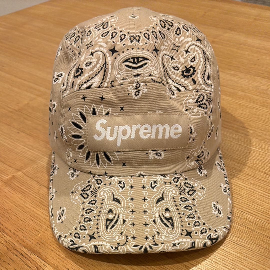 Supreme Bandana Camp Cap "Tan"