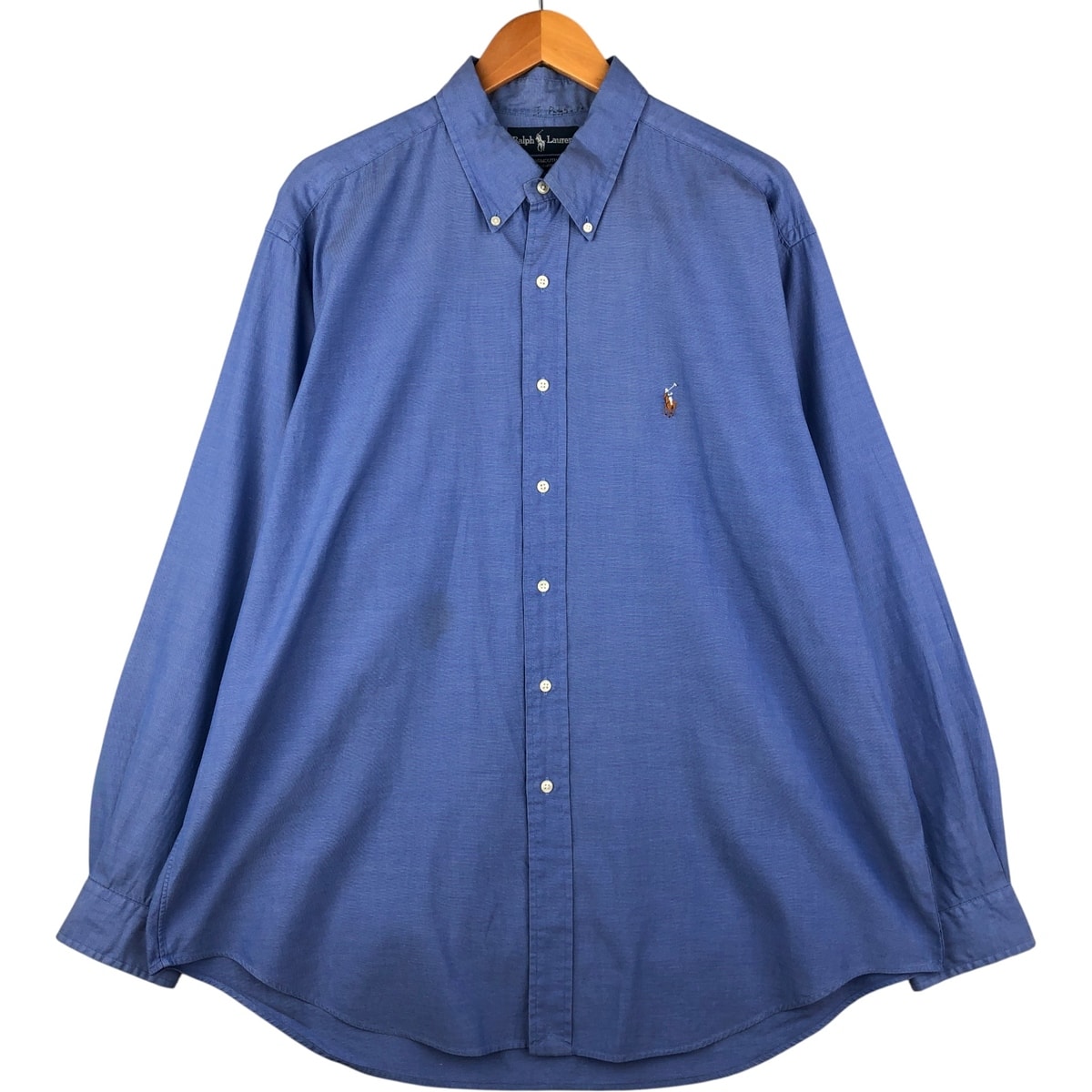 古着 ラルフローレン Ralph Lauren YARMOUTH 半袖 ボタンダウンシャツ メンズXL相当/eaa588636