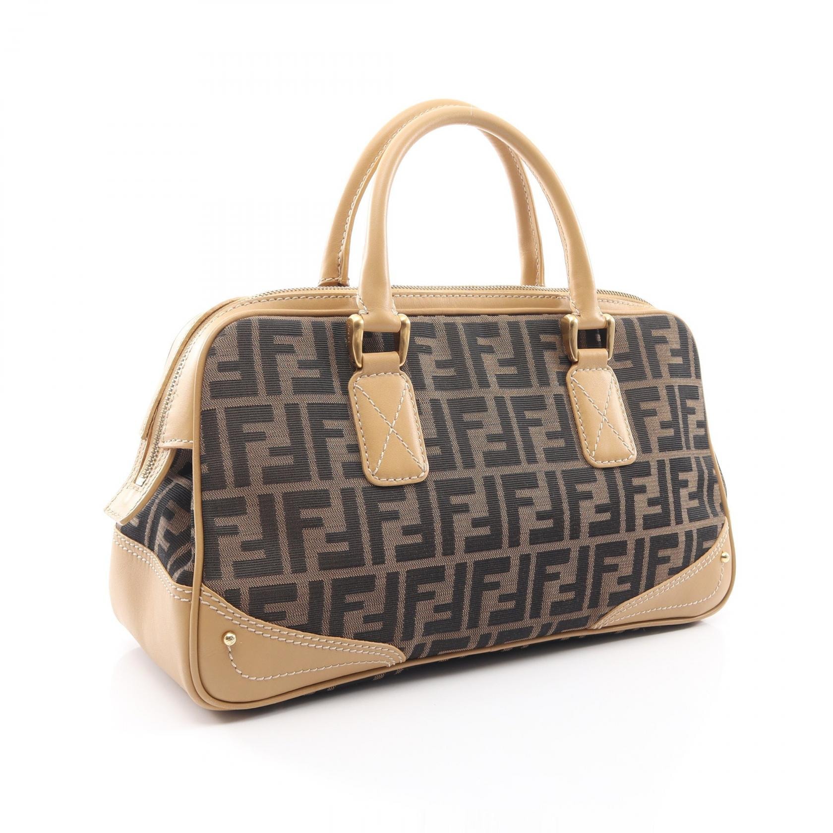 C (やや傷や汚れあり)】フェンディ FENDI ズッカ ハンドバッグ バッグ