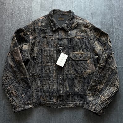 Kapital Boro Black Tea 1st Spring JACKET EK-1694LJ デニムジャケット