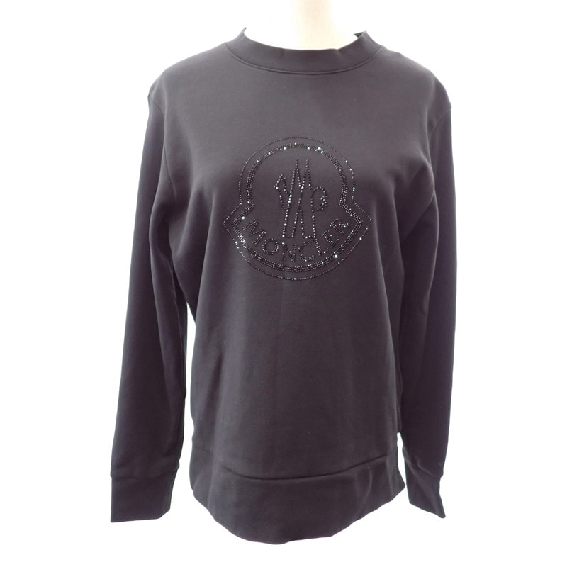 モンクレール ロングスリーブ スウェット XS ブラック【中古】【ABランク】